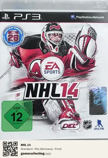 NHL 14 PlayStation 3, Germany box front