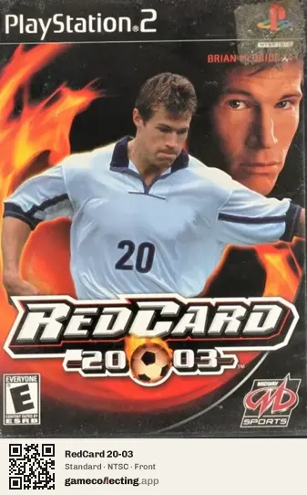RedCard 20-03 PlayStation 2, NTSC box front