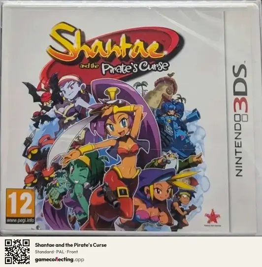 Shantae and the Pirate's Curse Nintendo 3DS, PAL box front