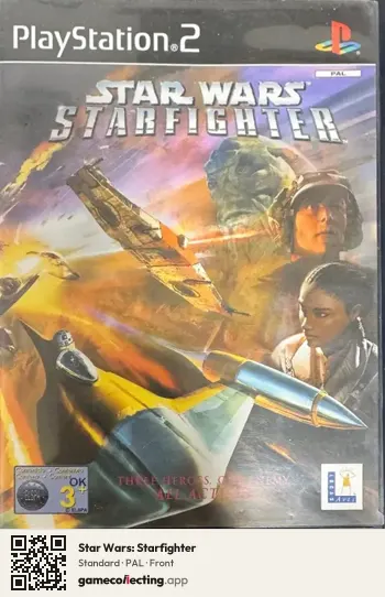 Star Wars: Starfighter PlayStation 2, PAL box front