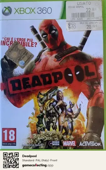 Deadpool Xbox 360, Italy box front