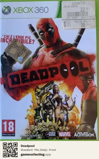 Deadpool Xbox 360, Italy box front