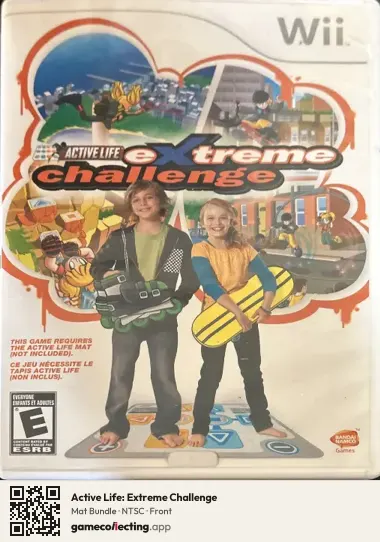 Active Life: Extreme Challenge Nintendo Wii, NTSC box front