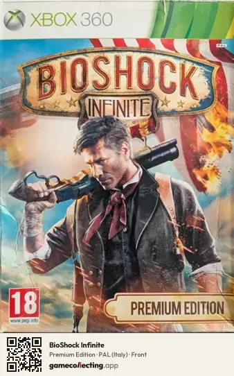 BioShock Infinite Xbox 360, Italy box front