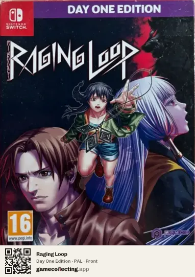 Raging Loop Nintendo Switch, PAL box front
