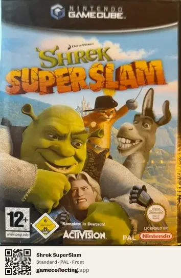 Shrek SuperSlam Nintendo GameCube, PAL box front