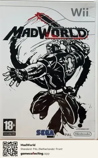 MadWorld Nintendo Wii, Netherlands box front