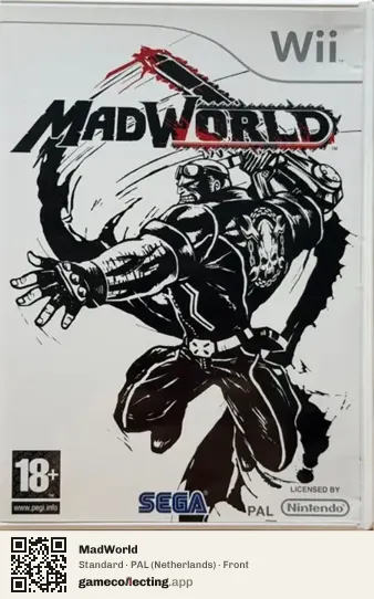 MadWorld Nintendo Wii, Netherlands box front