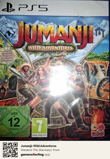Jumanji: Wild Adventures PlayStation 5, Germany box front