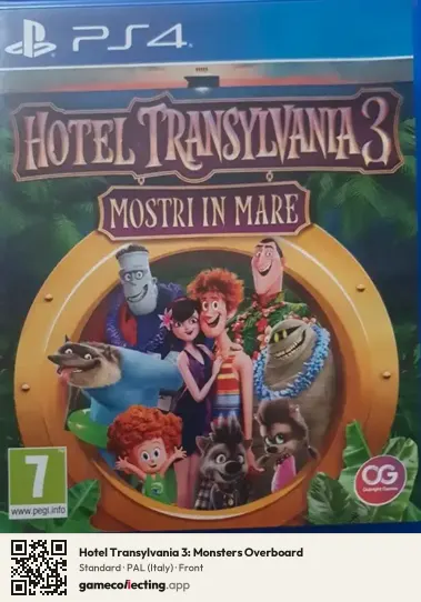 Hotel Transylvania 3: Monsters Overboard PlayStation 4, Italy box front