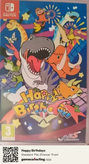 Happy Birthdays Nintendo Switch, France box front