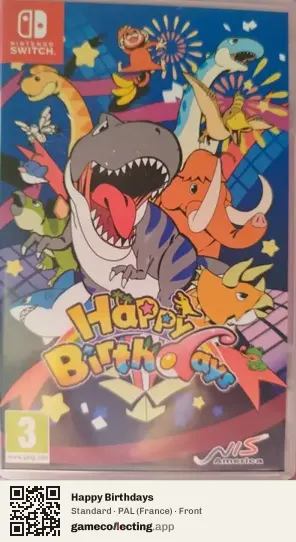 Happy Birthdays Nintendo Switch, France box front