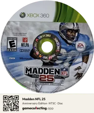 Madden NFL 25 Xbox 360, NTSC disc