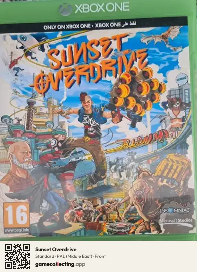 Sunset Overdrive Xbox One, Middle East box front