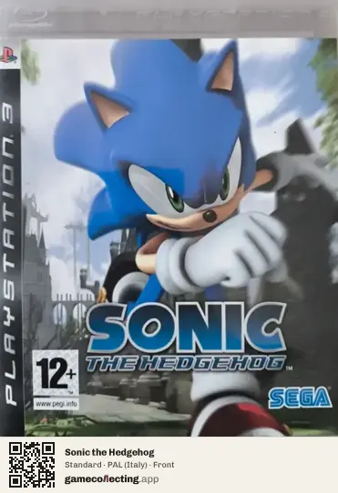 Sonic the Hedgehog PlayStation 3, Italy box front