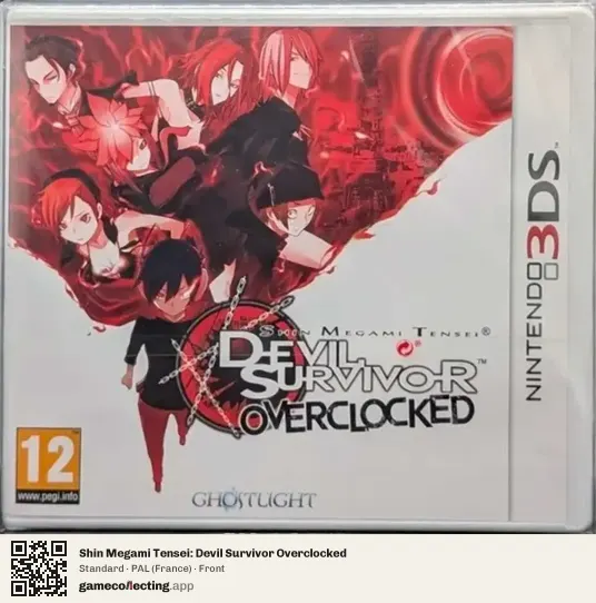Shin Megami Tensei: Devil Survivor Overclocked Nintendo 3DS, France box front