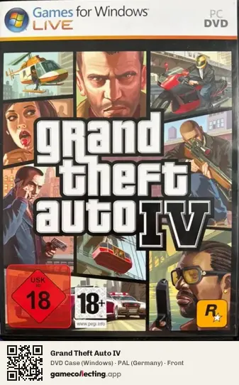Grand Theft Auto IV Computer, Germany box front