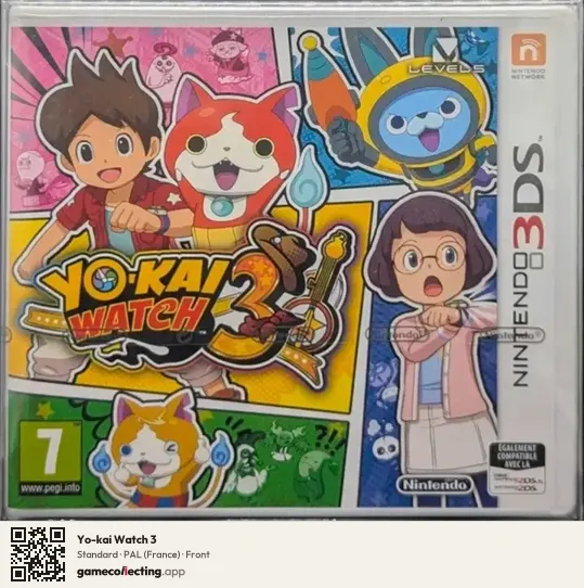 Yo-kai Watch 3 Nintendo 3DS, France box front