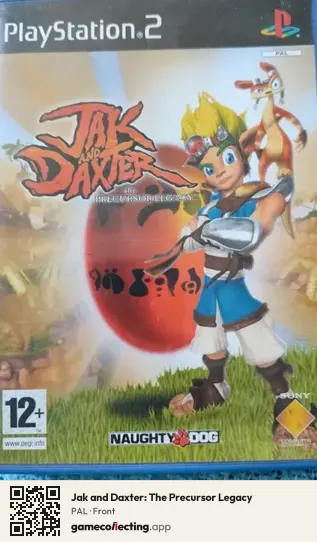 Jak and Daxter: The Precursor Legacy PlayStation 2, PAL box front