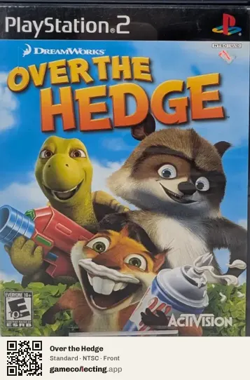 Over the Hedge PlayStation 2, NTSC box front