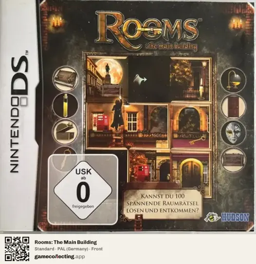 Rooms: The Main Building Nintendo DS, Germany box front