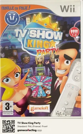 TV Show King Party Nintendo Wii, France box front