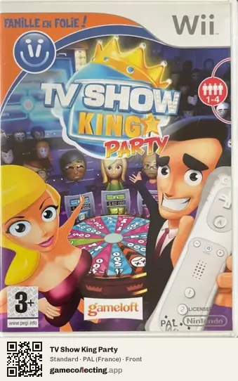 TV Show King Party Nintendo Wii, France box front