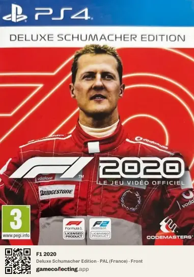 F1 2020 PlayStation 4, France box front