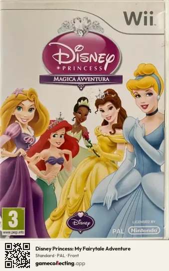 Disney Princess: My Fairytale Adventure Nintendo Wii, PAL box front