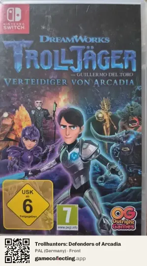 Trollhunters: Defenders of Arcadia Nintendo Switch, Germany box front
