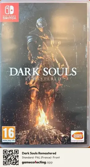 Dark Souls Remastered Nintendo Switch, France box front