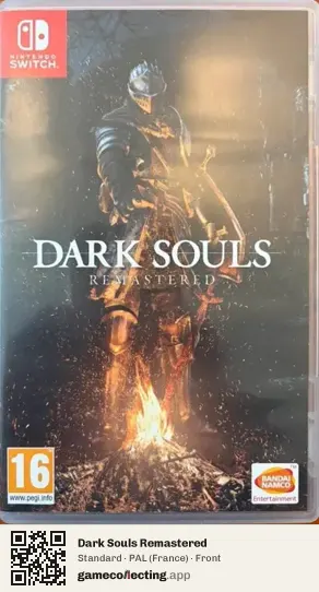 Dark Souls Remastered Nintendo Switch, France box front