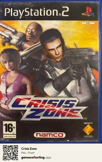 Crisis Zone PlayStation 2, PAL box front