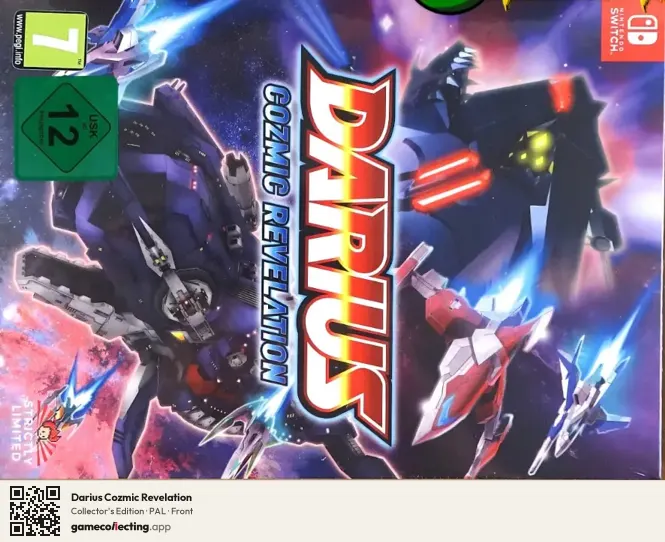 Darius Cozmic Revelation Nintendo Switch, PAL box front