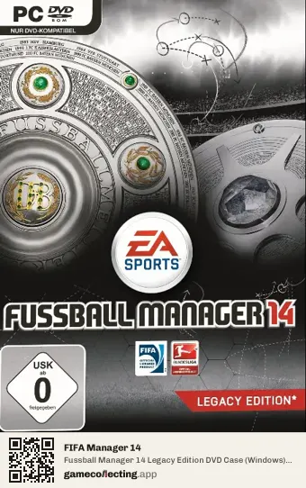 FIFA Manager 14 Computer, PAL box front
