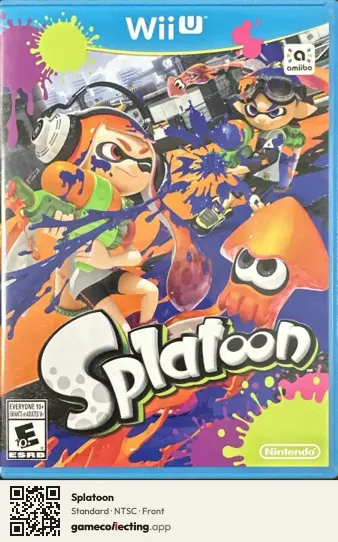 Splatoon Nintendo Wii U, NTSC box front