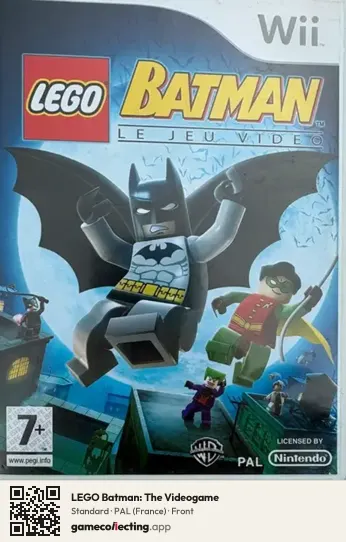 LEGO Batman: The Videogame Nintendo Wii, France box front