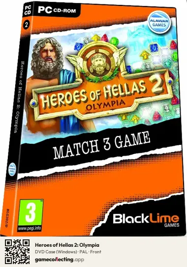 Heroes of Hellas 2: Olympia Computer, PAL box front