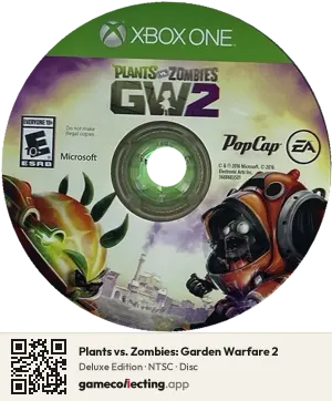 Plants vs. Zombies: Garden Warfare 2 Xbox One, NTSC disc