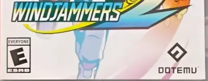 Windjammers 2, the ESRB box on its front