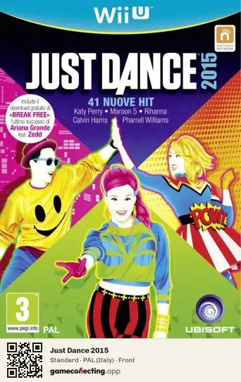 Just Dance 2015 Nintendo Wii U, Italy box front