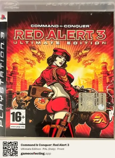 Command & Conquer: Red Alert 3 PlayStation 3, Italy box front