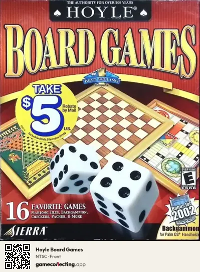 Hoyle Board Games Computer, NTSC box front
