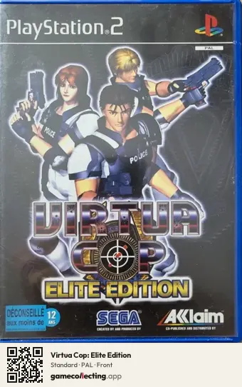 Virtua Cop: Elite Edition PlayStation 2, PAL box front