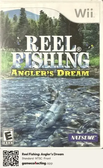 Reel Fishing: Angler's Dream Nintendo Wii, NTSC box front