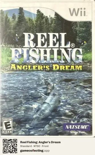 Reel Fishing: Angler's Dream Nintendo Wii, NTSC box front