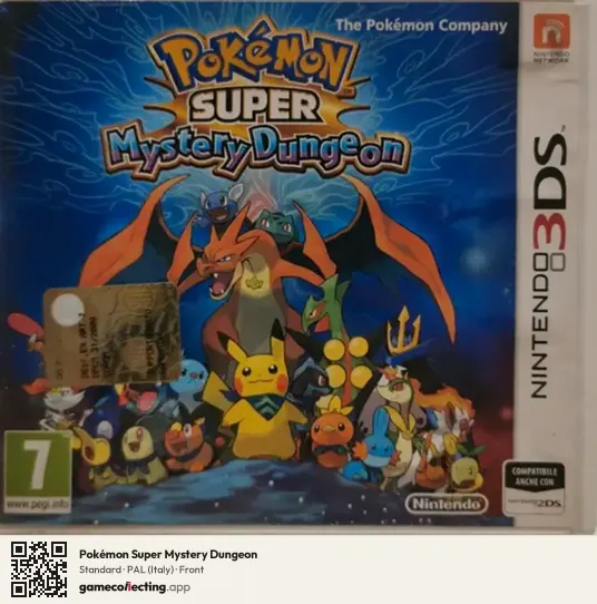 Pokémon Super Mystery Dungeon Nintendo 3DS, Italy box front
