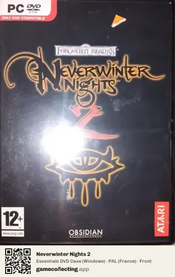 Neverwinter Nights 2 Computer, France box front