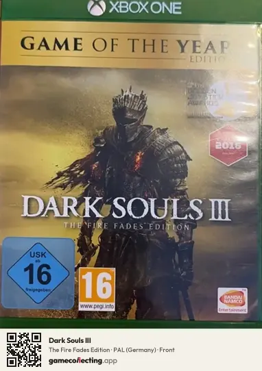 Dark Souls III Xbox One, Germany box front