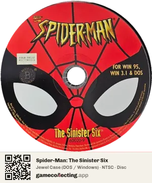 Spider-Man: The Sinister Six Computer, NTSC disc